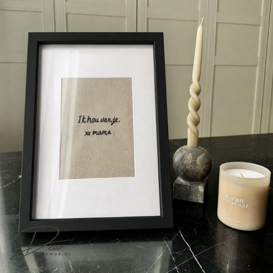 Memory Note zwart 23x32 cm