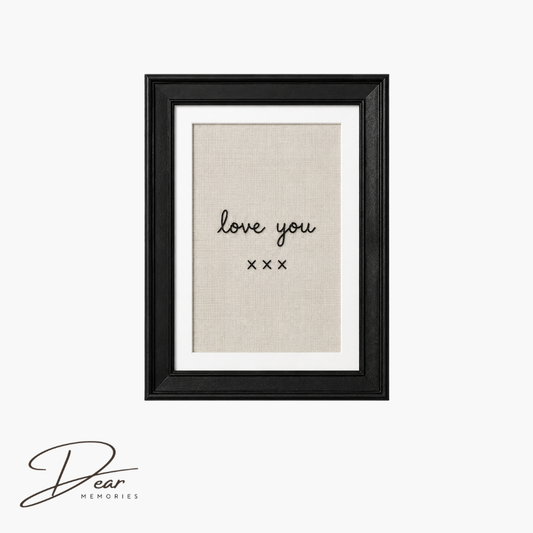 Memory Note klassiek zwart 15x20 cm
