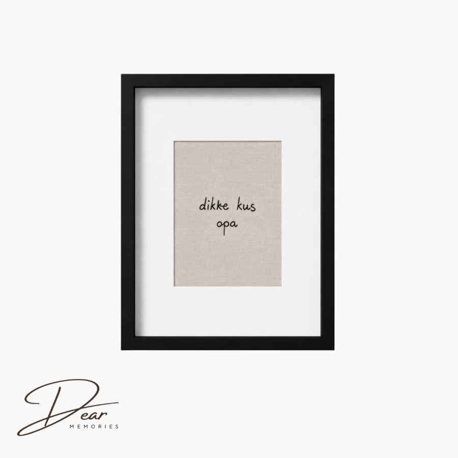 Memory Note zwart 23x32 cm