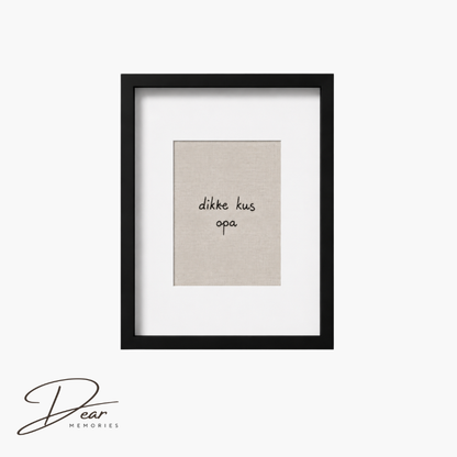 Memory Note zwart 23x32 cm