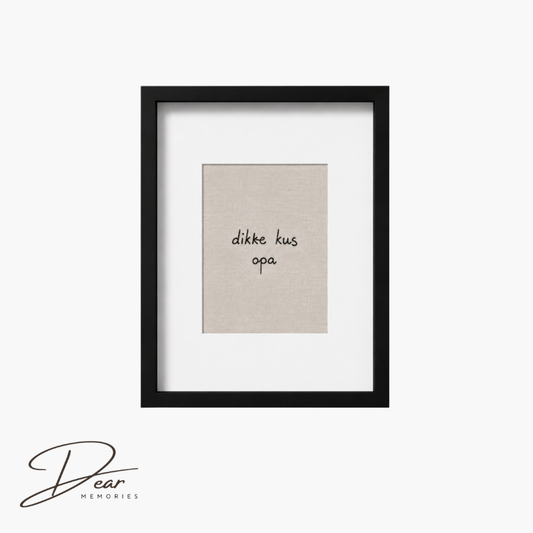 Memory Note zwart 23x32 cm