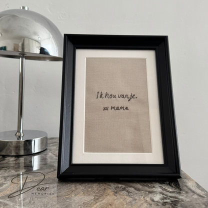 Memory Note klassiek zwart 15x20 cm