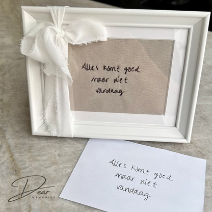 Memory Note klassiek wit 15x20 cm