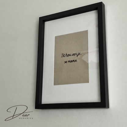 Memory Note zwart 23x32 cm