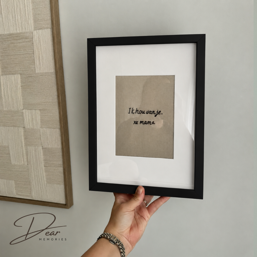 Memory Note zwart 23x32 cm