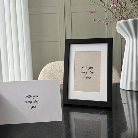 Memory Note zwart 15x20 cm