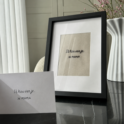 Memory Note zwart 23x32 cm