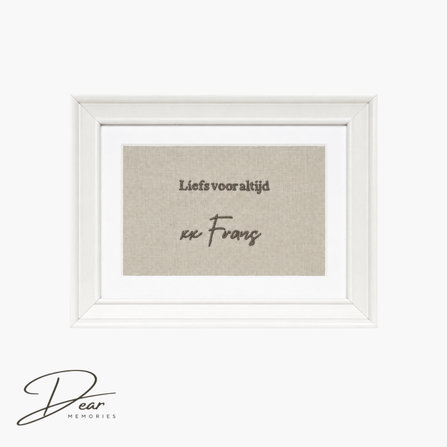 The Personal Edit | Tekst & handschrift wit