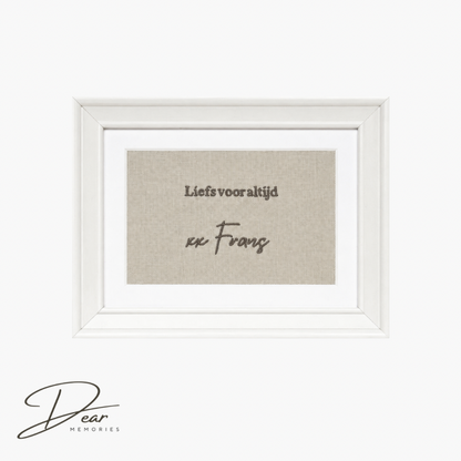 The Personal Edit | Tekst & handschrift wit