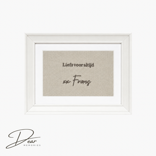 The Personal Edit | Tekst & handschrift wit