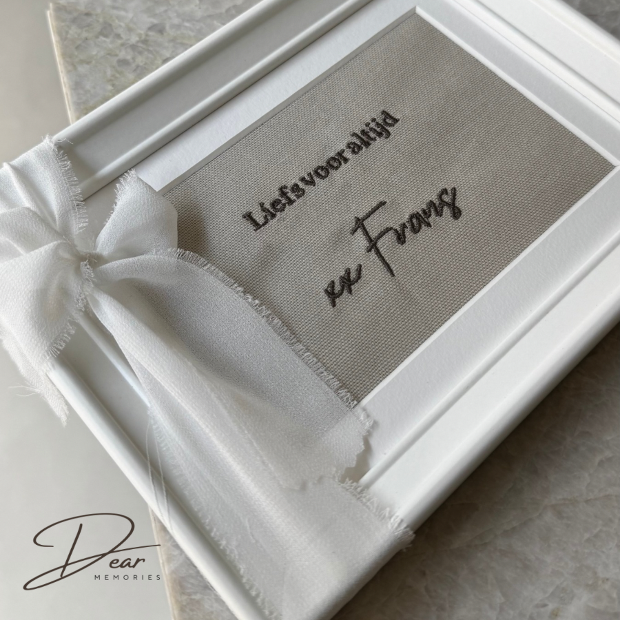 The Personal Edit | Tekst & handschrift wit