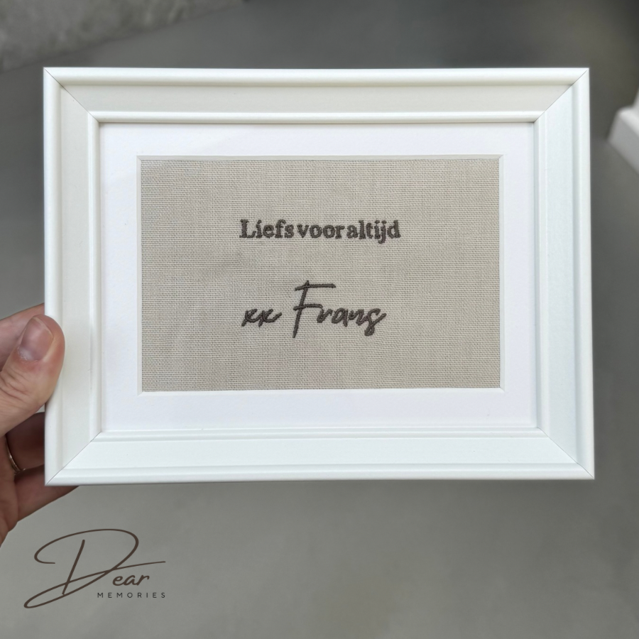 The Personal Edit | Tekst & handschrift wit