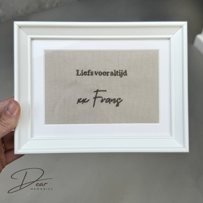 The Personal Edit | Tekst & handschrift wit