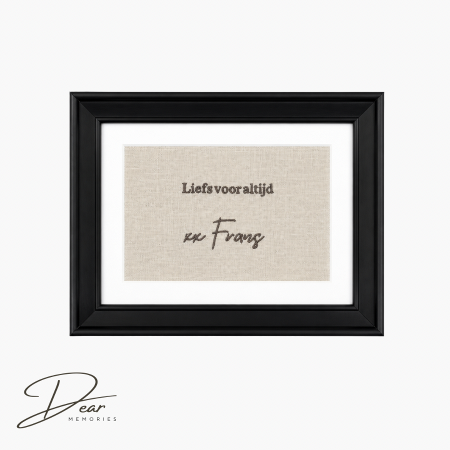 The Personal Edit | Tekst & handschrift zwart