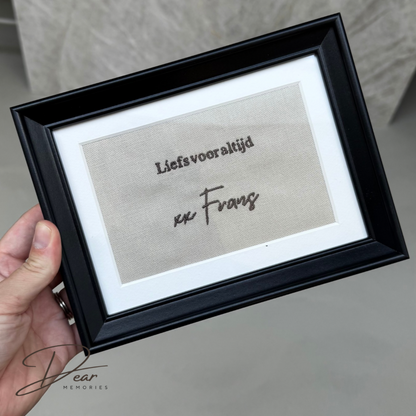 The Personal Edit | Tekst & handschrift zwart