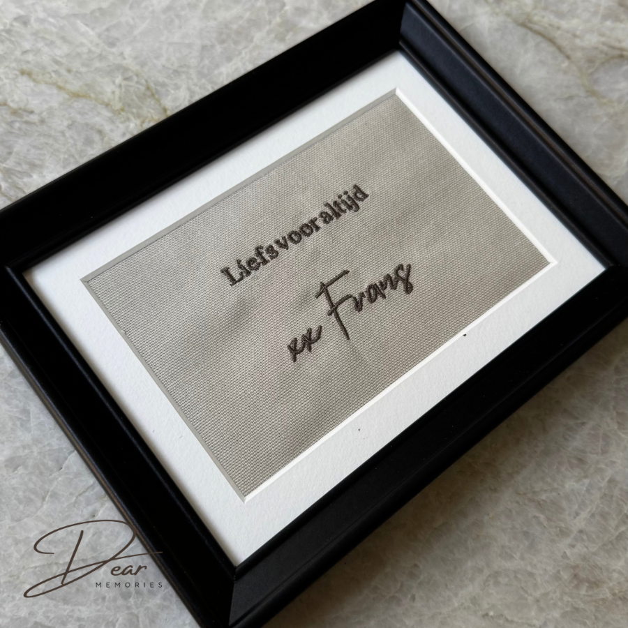 The Personal Edit | Tekst & handschrift zwart